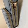 Small Light blue bag with gold trim Image 3