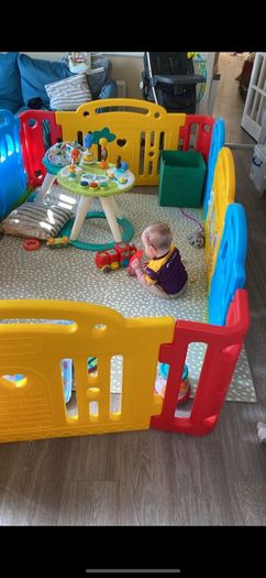 Dwinguler Castle Playpen Rainbow