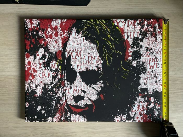 Heath Ledger Joker Canvas Print
