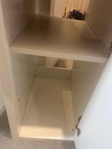 Ikea desk with storage.