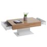 FMD Coffee Table Antique Oak and White Image 4