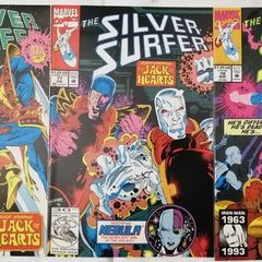 Silver Surfer #'s 76, 77 & 78 Jack Of Hearts Guest Starring - Parts 1 to 3 (1992-1993)