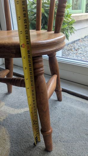 2 solid childs chairs