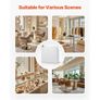 Reception Desk, 46.46 x 19.69 x 43.90 in Rectangular Front Counter Table, Office Reception Desk, Retail Counter and Front Reception Counter Image 7