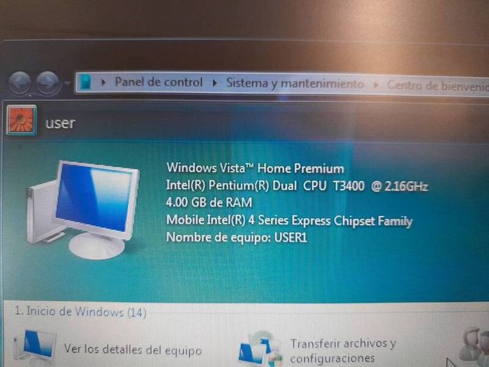 Acer Extensa 5630Z Laptop - 4GB RAM, 320GB HDD, Great Battery & Original Charger. Set to Spainish language.