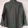 Next Dark Green Single Oxford Shirt Image 2