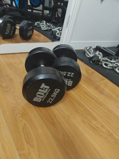 22.5kg dumbbells