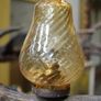 Rustic Antler Chandelier with Amber Glass Shades Image 7