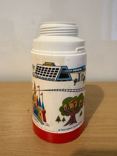Vintage Retro Aladdin Walt Disney thermos flask c1970
