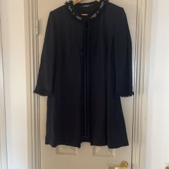 Navy long jacket