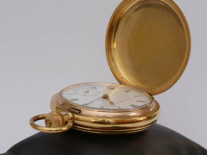 Vintage GentsTho Russell & Son Liverpool Gold Pocket Watch
