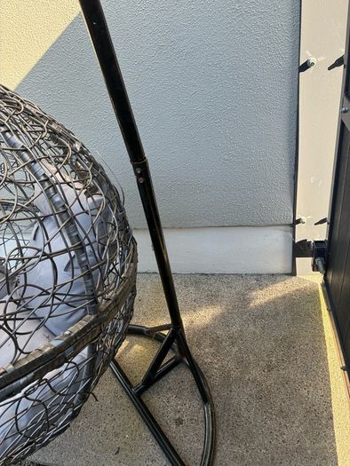 Egg Chair with outdoor cover