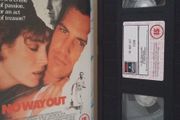 No Way Out VHS Pal Video Tape (Very Rare And Collectable VHS Film)