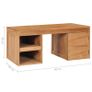 Coffee Table 90x50x40 cm Solid Teak Wood Image 2