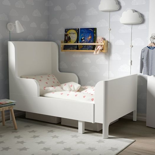 Ikea extendible kids bed BUSUNGE