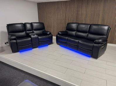 Rita Plus 3+2 Electric Leather Recliner Sofa Set