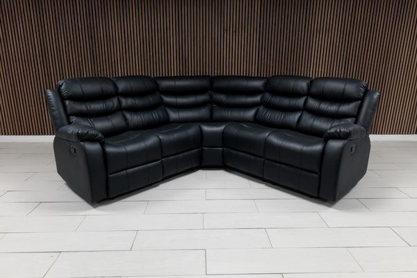 Corner Sofa Roma recliners available in different colors
