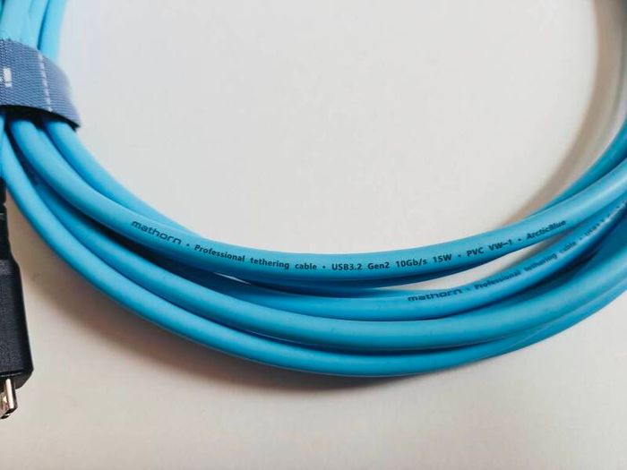 Canon 5D tethering cable by Mathorn Cables