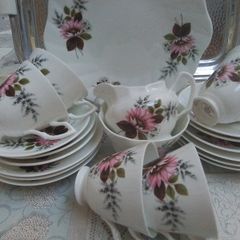 Royal Stuart 21 Piece China Teaset