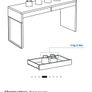 Table office Micke Image 6