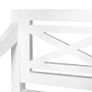 Batavia Chairs 2 pcs White Solid Mahogany Wood Image 6