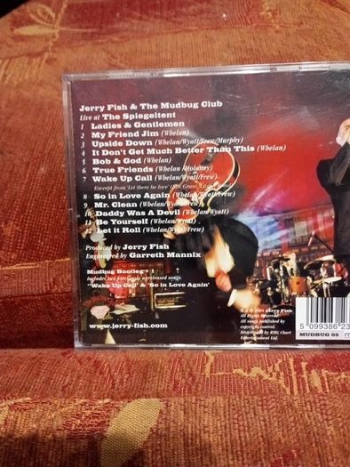 Cd Jerry Fish And Their Mod Bug Club Live At The Spigeltent Floating On The River Liffey Cd And Dvd