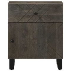 Bedside Cabinet Black 50x33x60 cm