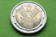 Lithuania 2018 year Uncirculated 2 Euro coin.