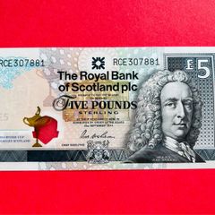 Scotland  5 Pounds  2014    Pick 369  Commemorative Issue  ( Ryder Cup )  ( Uncirculated )