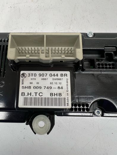 2012 Skoda Superb Climate Control Panel 3t0907044br A2l5b1s