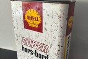 Vintage Shell Outboard Motor Oil Tin