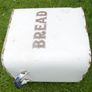 Vintage Prince & Wares White Enamel Porcelain Bread Metal Tin Box Image 4