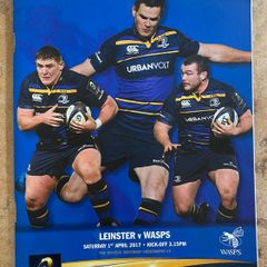 2017 Leinster v Wasps - Champions Cup Quarter Final Programme