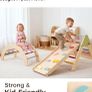 3-in-1 Climbing Frame / Pikler Triangle frame Image 4