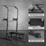 Multifunction Power Tower with Adjustable Weight Bench Image 5
