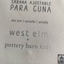Pottery Barn Cot Sheet Image 2