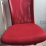 Red Ergonomic Mesh Office Chair  Stylish & Comfortable (Good Condition) Image 4