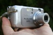 Canon Powershot A410 3.2MP Digital Camera - Silver Tested Works Great