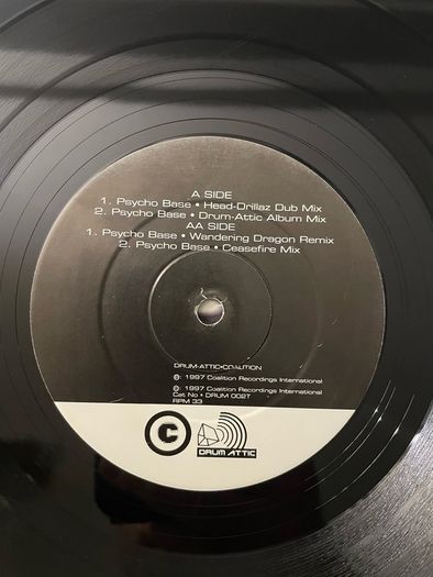 Shades Of Rhythm - Psycho Base - 12" Single - 1997 Coalition Recordings