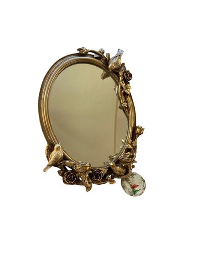 Vintage girandole style mirror