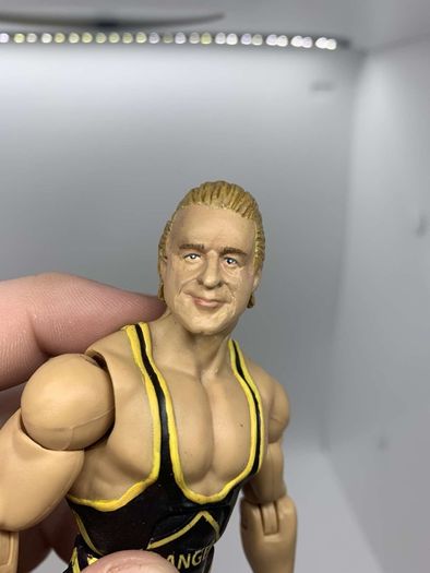 wwe elite Custom Owen Hart action figure