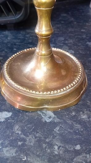 Brass plated candle sticks