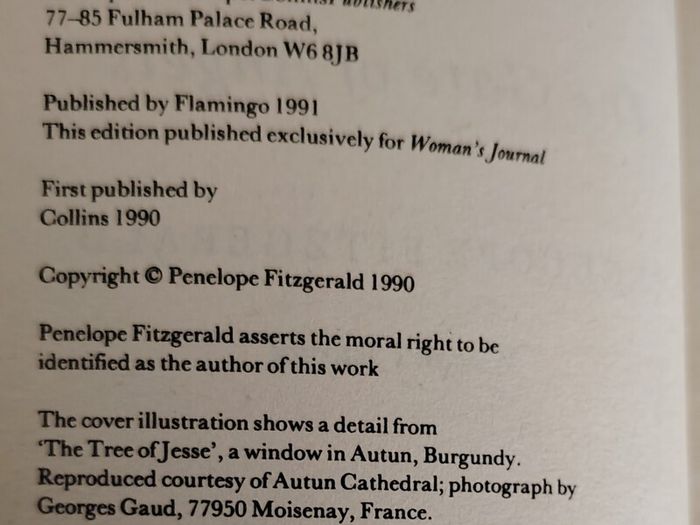 The Gate of Angels by Penelope Fitzgerald (Paperback, Flamingo 1991)