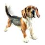 Vintage Giovanni Ronzan Beagle Figurine Image 9