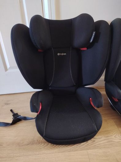 Black Cybex Solution B-Fix group 2/3 car seat