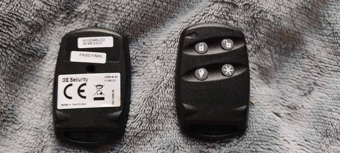 GE Security Keyfob / RF transmitter / programmable Keyfob