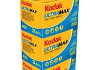 main image for ad KODAK UltraMax 400 135/36 Colour Print Film - 3 Pack, 35mm, ISO 400