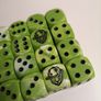 Dice - 20 Green dice with graphic Image 2