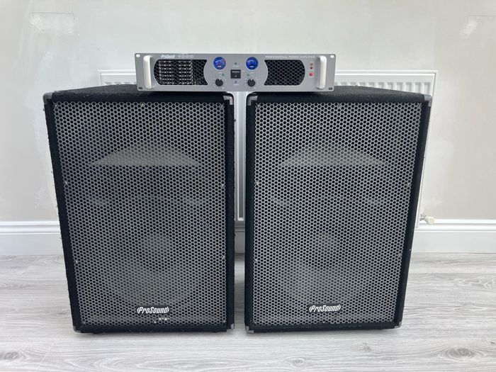 Speakers and amplifier