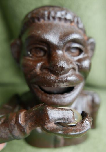 Antique Cast Iron Money Box